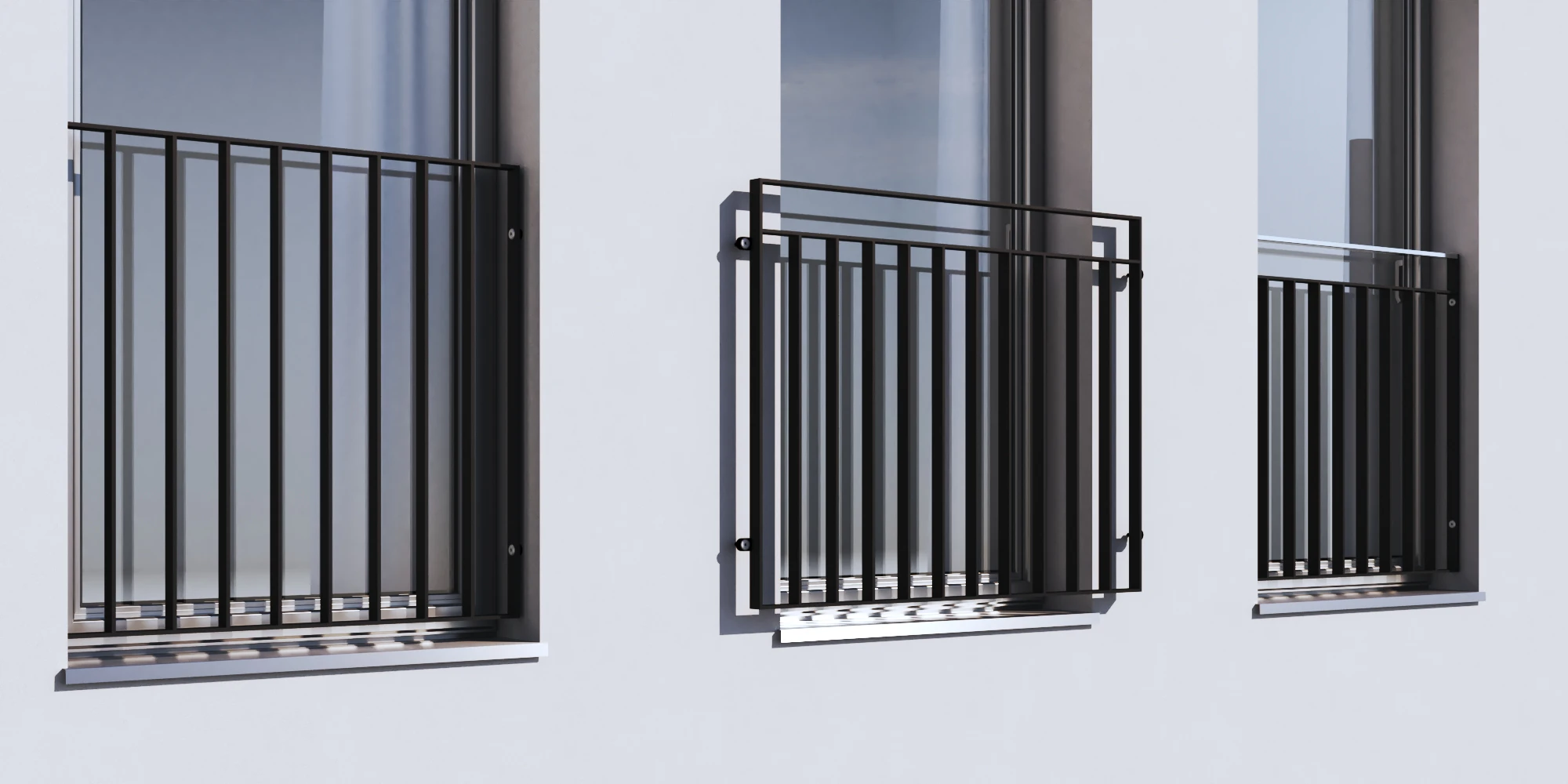 Geländer Auswahl Glas-Geländer