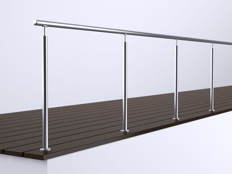 Ein Ohne F&uuml;llung-Gel&auml;nder der Firma Weber