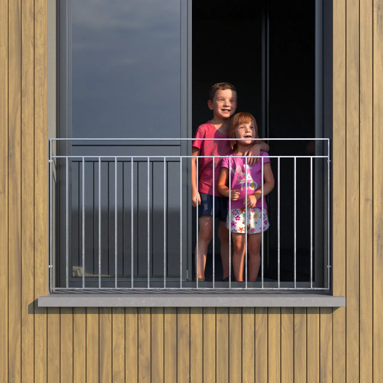 Verzinkter Französischer Balkon