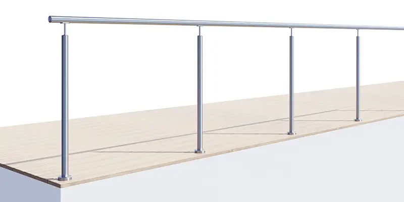 Geländer Auswahl ohne Füllung