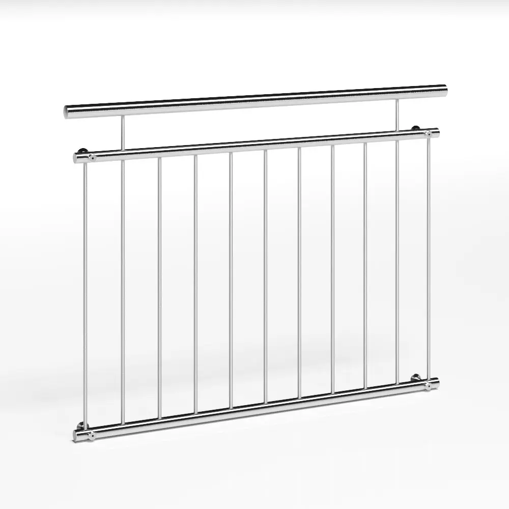 Edelstahlgeländer mit Glasfüllung