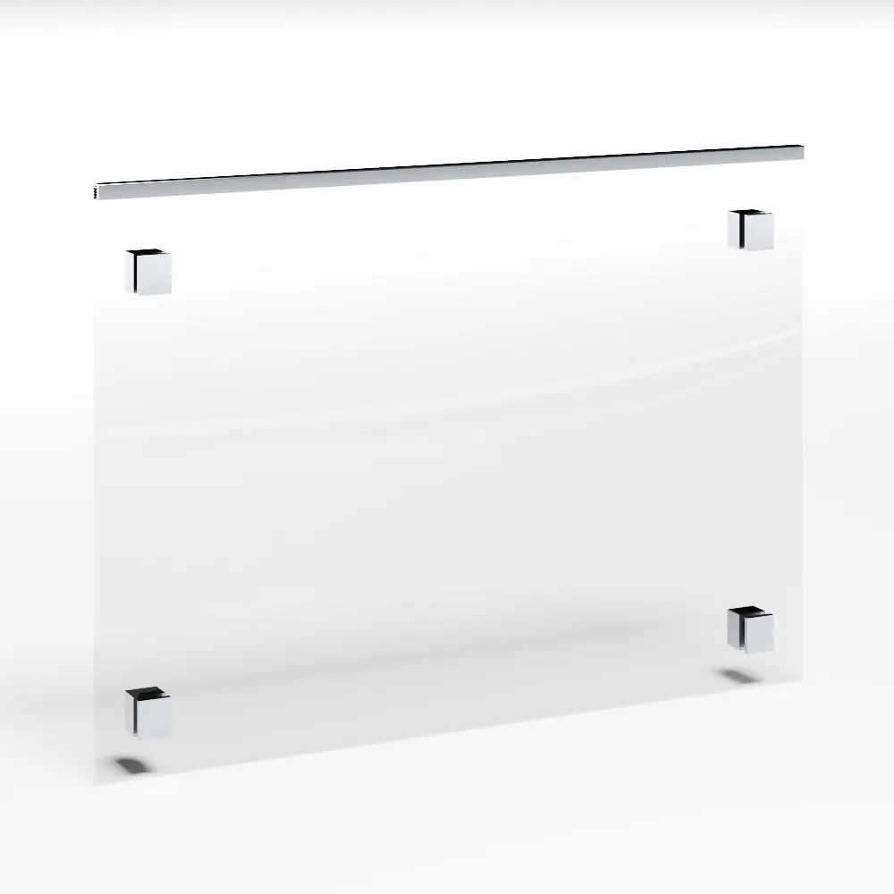 Edelstahlgeländer mit Glasfüllung