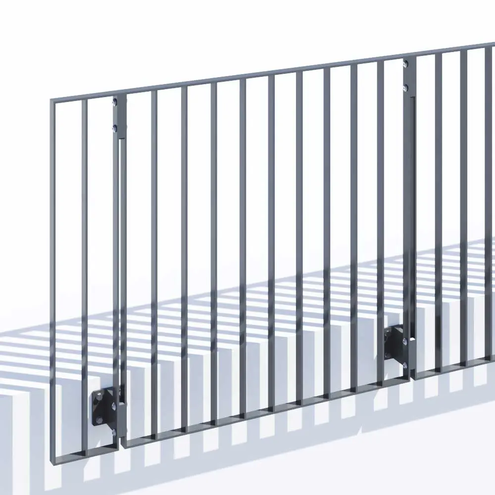 Stahlgeländer in moderner Architektur