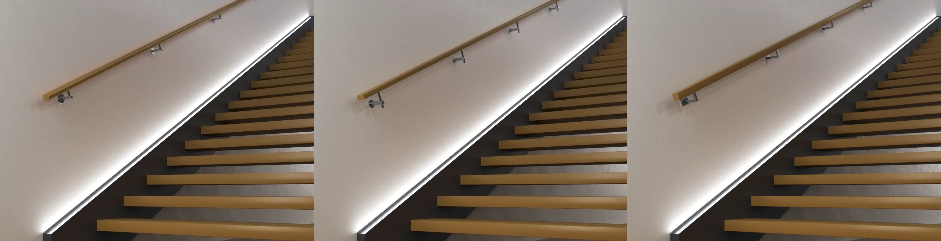 Stahlgeländer in moderner Architektur